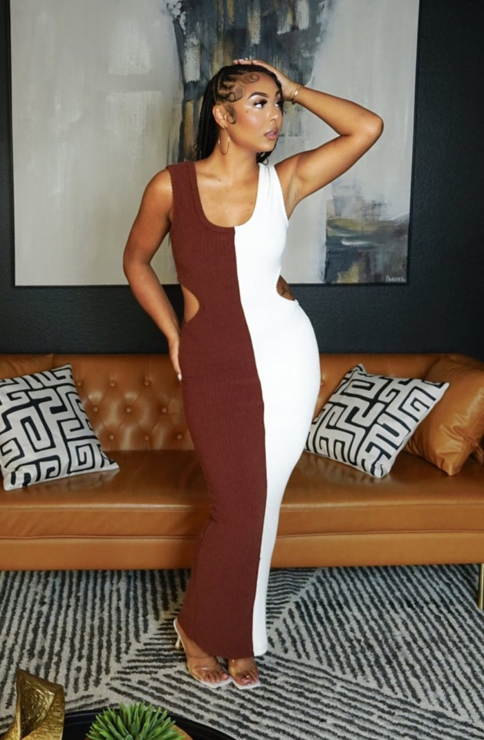 Half & Half Hourglass Dress Half & Half Hourglass Dress