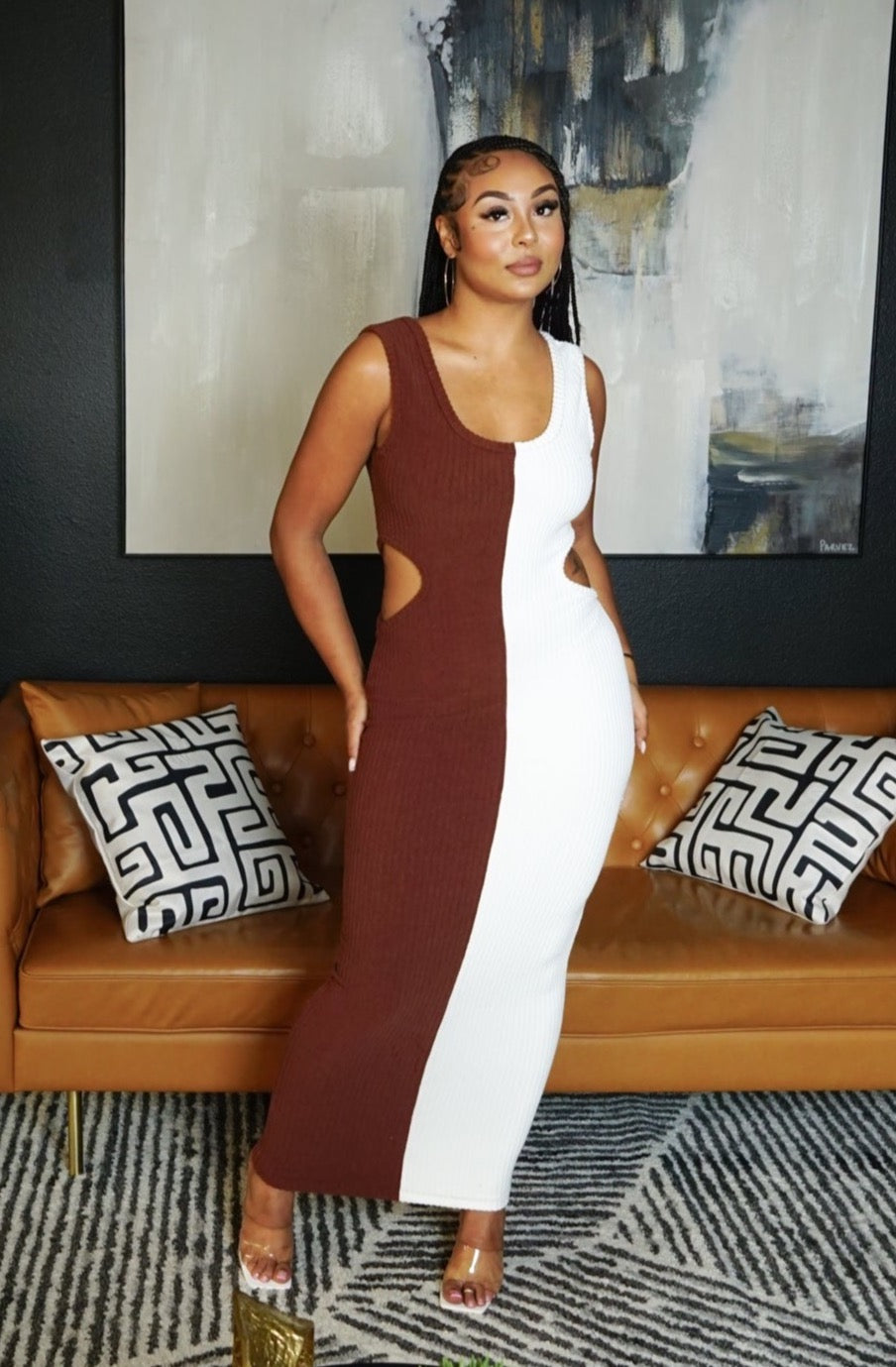 Half & Half Hourglass Dress Half & Half Hourglass Dress