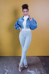 Ivory Turtleneck Bodysuit