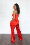 Sasha Satin Pant Set